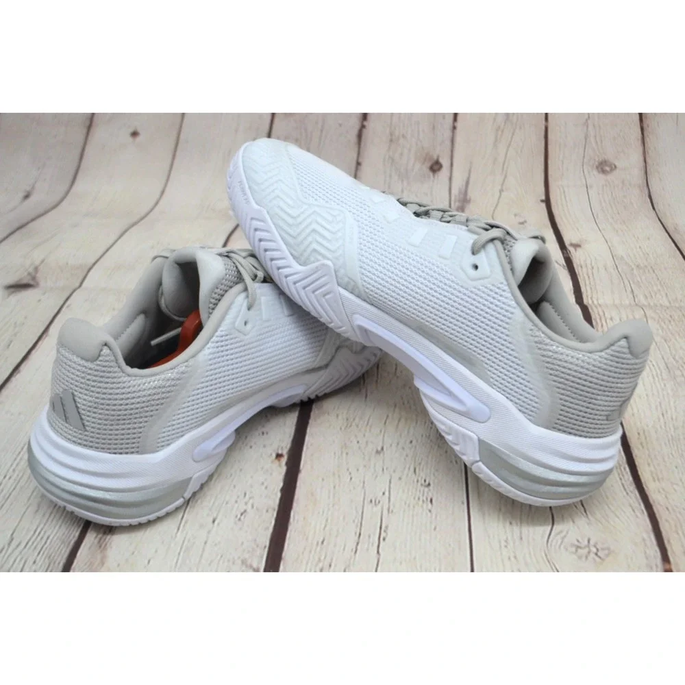 ADIDAS Women's IF0407 Barricade 13 Tennis Shoes SIZE 9 White / Gray NWOB
